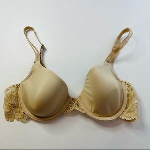 Wacoal french garden contour bra t shirt underwire women's‎ size 34B